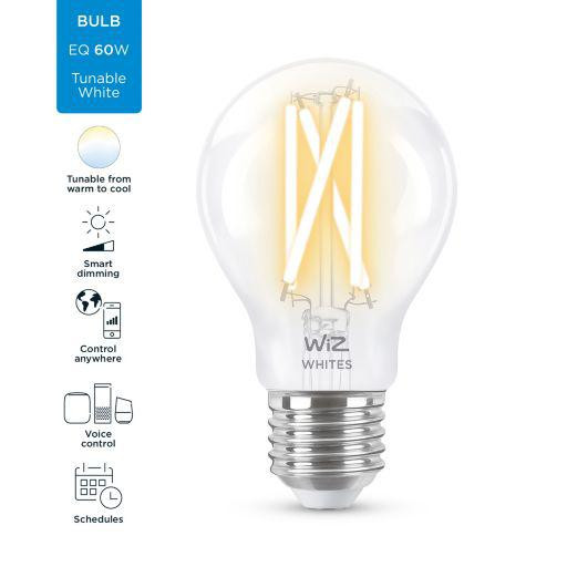 Bec Led Inteligent Vintage Decorativ Wiz Connected Filament Whites Wi Fi A60 E27 67w 60w 8765