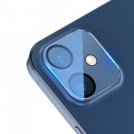 2 x folii protectie camera Baseus 2x 0,3 mm pentru iPhone 12 (SGAPIPH61N-AJT02) - Img 4