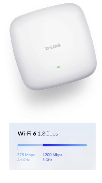 Access Point D-Link DAP-X2810 Nuclias Connect, AX1800, Wi-Fi 6, Dual-Band, MU-MIMO, PoE - Img 10