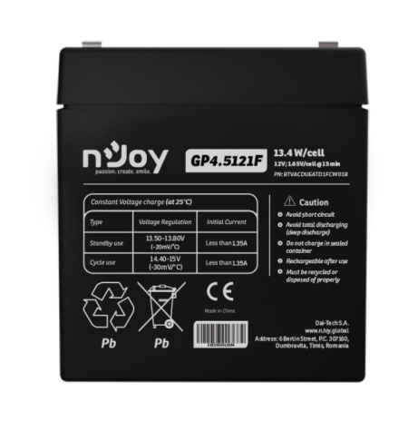 ACUMULATOR NJOY GP4.5121F 12V - Img 8