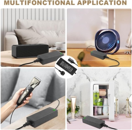 Adaptor Alimentare Auto 220V–240V la 12V 15A (180W), Convertor Tensiune AC-DC cu Mufă Tip Brichetă Auto, Redresor Stabilizat pentru Compresor Auto, Ladă Frigorifică, Aspirator Auto și Ventilator, Cablu UE Inclus - Img 6