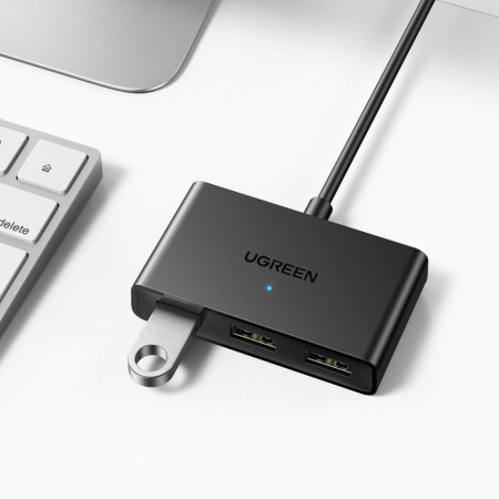 Adaptor switch Ugreen USB 2 intrari - 3 iesiri negru (CM409) - Img 3