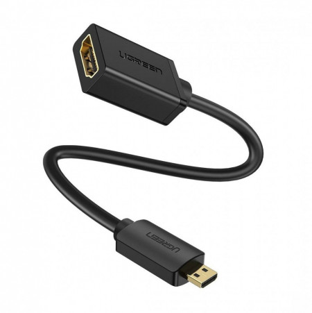 Adaptor UGREEN 20134 Micro HDMI la HDMI, 22cm (negru)