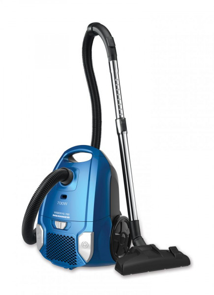 Aspirator cu sac Heinner HVC-MBL1400-V2, 700 W, sac textil, 3 L, putere variabila, HEPA 12, tub telescopic metalic, Albastru - Img 3