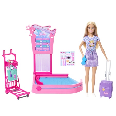 BARBIE FAMILY AND FRIENDS SET BAGAJE LA AEROPORT - Img 2
