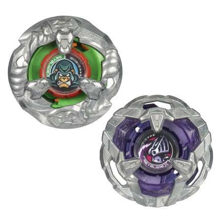 BEYBLADE X PACHET DUO YELL KONG 3-60GB SI HELM KNIGHT 5-80T - Img 2