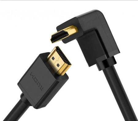 Cablu 90 grade, UGREEN HD103 HDMI la HDMI, 4K, 3 m (negru)