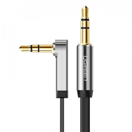 Cablu audio Ugreen AUX 3,5 mm mini jack 0,5 m black (AV119 10596)