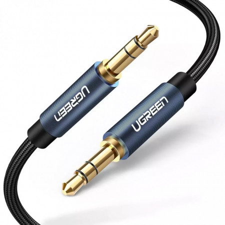 Cablu audio UGREEN AV122 Mini 3.5mm AUX 3m (blue)
