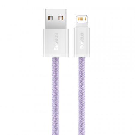 Cablu Baseus Dynamic USB la Lightning, 2,4 A, 2 m (violet) - Img 2