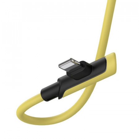 Cablu Baseus USB-C la Lightning 18W 1.2m - galben - Img 5