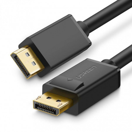 Cablu DisplayPort la DisplayPort UGREEN DP102, 4K, 3D, 3m (negru)