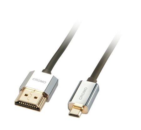 Cablu Lindy HDMI - mHDMI Cromo Slim 2m - Img 4