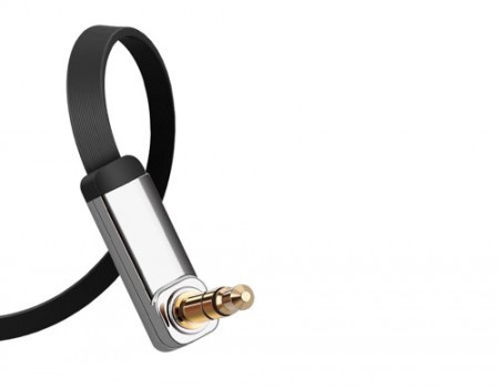 Cablu plat Ugreen Cablu audio AUX 3,5 mm mini mufă 1m argintiu (10597) - Img 2