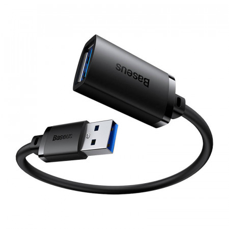 Cablu prelungitor Baseus USB 3.0 mascul la mama, seria AirJoy, 0,5 m (negru) - Img 3