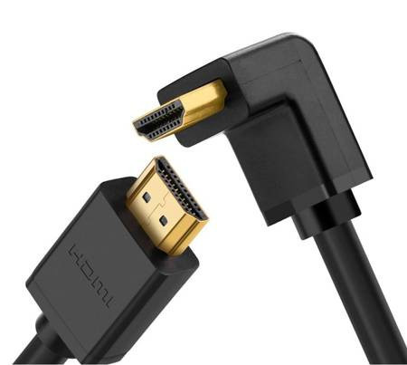 Cablu UGREEN HD103 HDMI la unghi HDMI, 4K, 2m (negru)