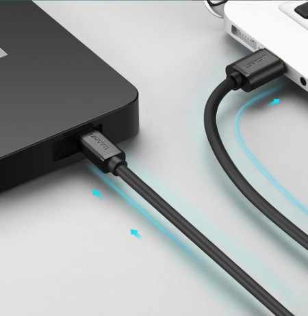 Cablu Ugreen USB - mini USB 480 Mbps 1 m negru (US132 10355) - Img 3