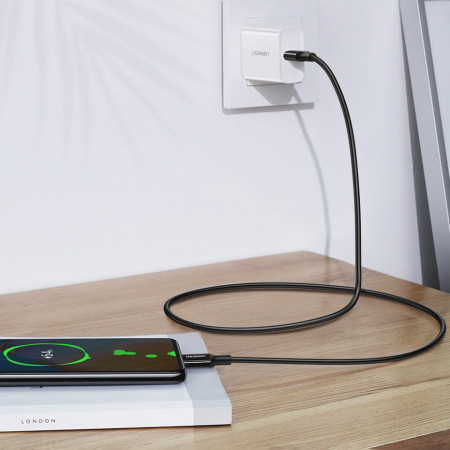 Cablu Ugreen USB Type C (male) la Type C (male) cable 1m black (US300) - Img 3