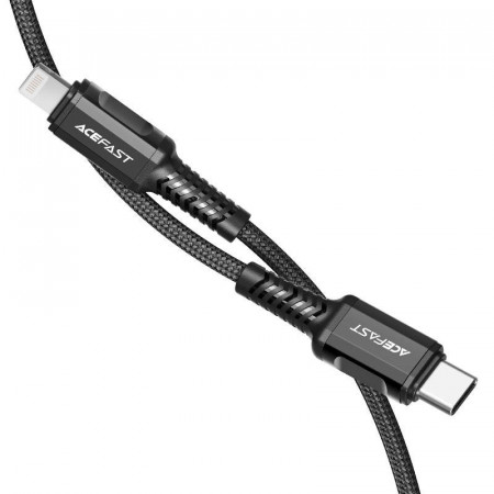 Cablu USB-C la Lightning Acefast C1-01, 1,2 m (negru) - Img 3