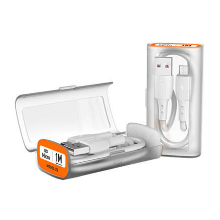 Cablu USB la Micro USB Vipfan X06, 3A, 1m (alb)