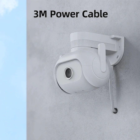 Camera de supraveghere wireless Xiaomi IMILAB EC5 Floodlight Alb, 2K, 3MP, 360, Iluminare smart, Night vision color, Detectare oameni, IP66 - Img 2