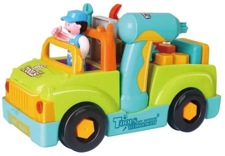 CAMIONUL PLIN CU SCULE AL MICULUI MECANIC CU LUMINI SI SUNETE - Img 2