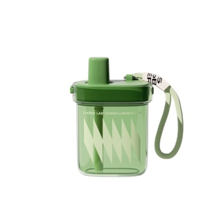 Cana Termos CHAKOLAB BOBO cu Pai Integrat, Capacitate 780ml, Design Patratos, verde