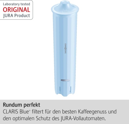 Cartuș Filtrant Original JURA Claris Blue+ cu Protecție de Igienă Certificată TÜV, Pachet 1 Bucată, Cod 24228 - Img 6