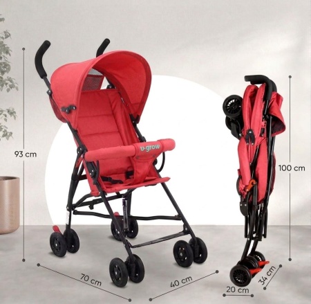 Carucior sport,pliere umbrel,rosu,U-Grow - Img 5