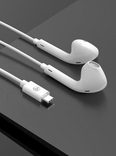 Casti cu fir Tellur Basic U In-Ear alb - Img 6