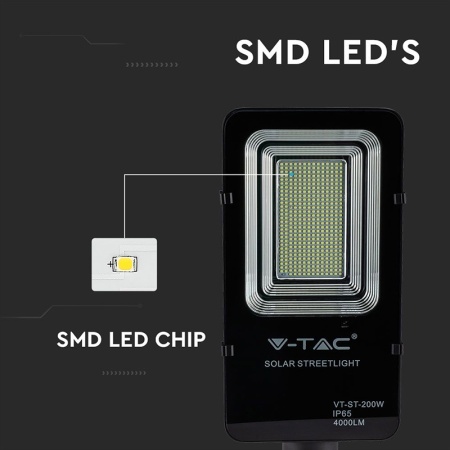 CORP ILUMINAT STRADAL LED SOLAR 50W 6000K - Img 5