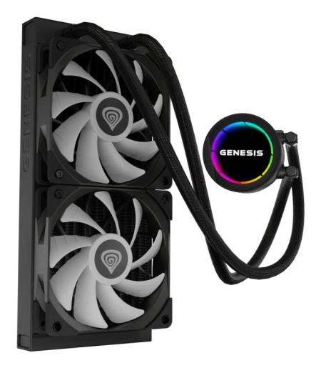 CPU COOLER GENESIS HYDRA 240 ARGB BLACK - Img 9