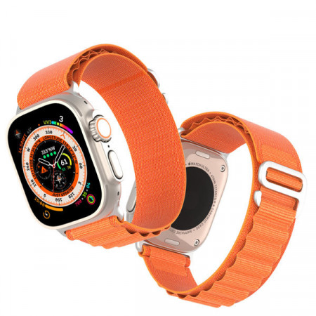 Curea cu cataramă sport pentru Apple Watch 8/7/6/SE/5/4/3/2/1 (41, 40, 38 mm) Curea Dux Ducis Versiune GS - Portocaliu - Img 6