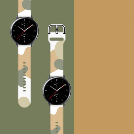 Curea de schimb Moro pentru Samsung Galaxy Watch 42mm camo negru (6) - Img 2