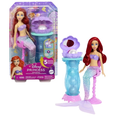 DISNEY PRINCESS PAPUSA ARIEL SI MASUTA DE MACHIAJ CU SURPRIZE - Img 2