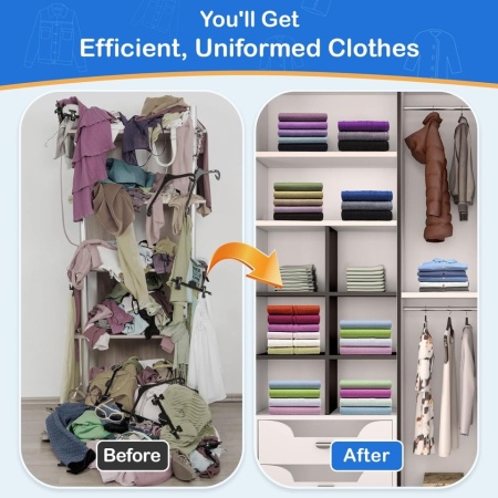 Dispozitiv de Împăturit Haine BoxLegend V1-Plus pentru Adulți și Copii, 3 Pași Simpli, Design Pliabil și Compact, Material PP Durabil, Culoare Negru - Img 6