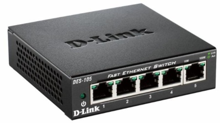 DLINK SW 5P-FE UNMNGD DESK METAL - Img 3