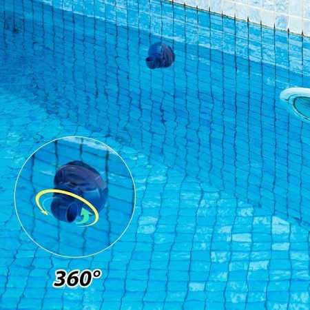 Duză de refulare orientabilă 360° pentru piscină, racord duză admisie/retur apă compatibil Intex, include colier de prindere - Img 7
