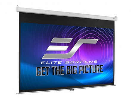 Ecran de proiectie pentru perete/tavan EliteScreens SRM-PRO, M100HSR-PRO, 220 cm x125 cm, Format 16:9, SLOW RETRACTION