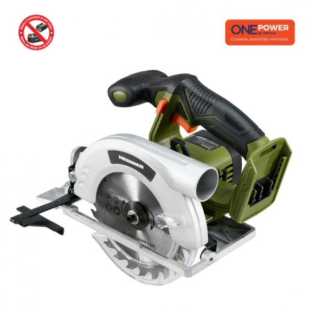 Fierastrau circular Heinner HR-LFC001, 18 V, 165 mm dimensiune lama, 4200 RPM, fara acumulator/incarcator - Img 10