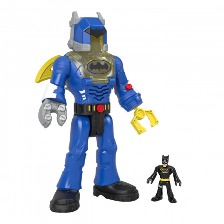 FISHER PRICE IMAGINEXT DC SUPER FRIENDS ROBOT BATMAN 30CM - Img 3