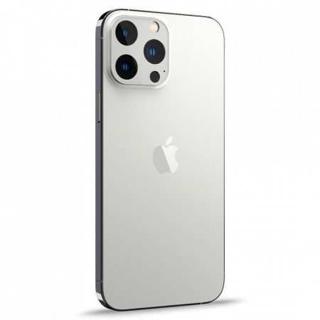 Folie protectie camera SPIGEN OPTIK.TR CAMERA PROTECTOR 2-PACK IPHONE 13 Pro / 13 Pro Max Silver - Img 8