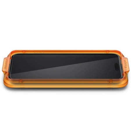 Folie protectie Spigen ALM FC 2-PACHET IPHONE 15 PRO NEGRU - Img 6