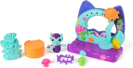 GABBYS DOLLHOUSE FILMUL SET BALCONUL ACVARIU SI FIGURINA MERCAT - Img 2