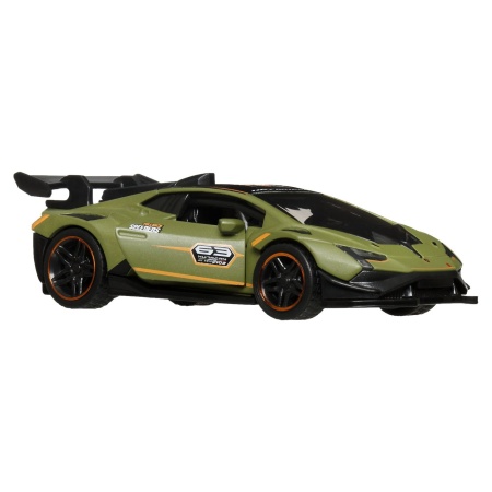 HOT WHEELS MASINUTA METALICA CU SISTEM PULL BACK LAMBORGHINI HURACAN SUPER TROFEO EVO2 STREET POWER SCARA 1 LA 43 - Img 2