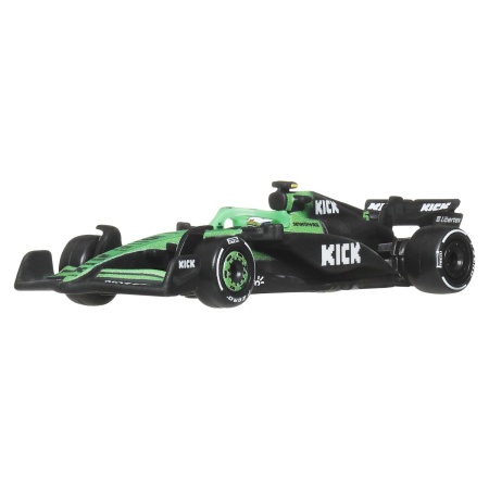 HOT WHEELS PREMIUM REAL RIDERS FORMULA 1 2024 MASINUTA METALICA KICK SAUBER F1 TEAM NUMARUL 5 SCARA 1 LA 64 - Img 2