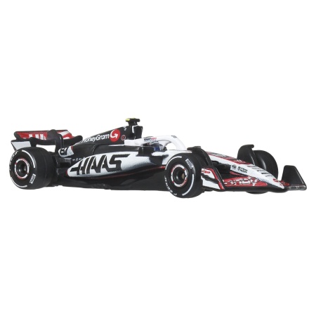 HOT WHEELS PREMIUM REAL RIDERS FORMULA 1 2024 MASINUTA METALICA MONEYGRAM HAAS F1 TEAM SCARA 1 LA 64 - Img 2