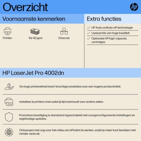 HP LASERJET 4002DN MONO LASER PRINTER - Img 9