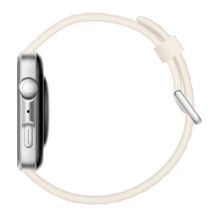 Huawei Watch Fit 4 Silver Curea White Fluoroelastomer Strap - Img 5