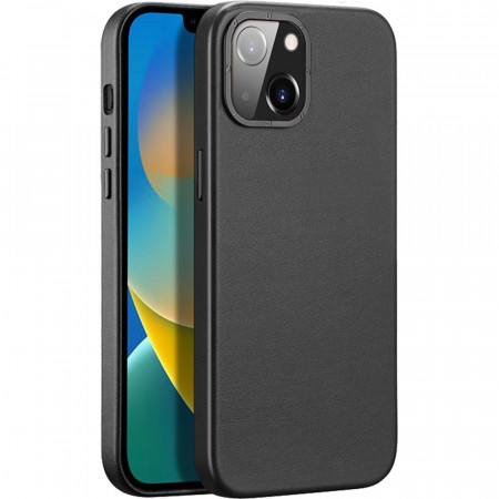 Husa Capac Spate Grit Piele Negru APPLE iPhone 14 Max